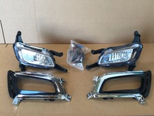 Front Fog Lights & Bezels Trim Passenger Driver 2pcs for 2014 2015 Kia Optima picture