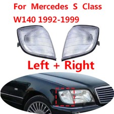 Fits 1992-99 Mercedes S Class W140 Front Turn Signal Lamp Left+Right 1408260543 picture