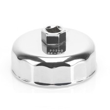 AUPREX 84mm 14 Flutes Oil Filter Wrench - Chrome Plated For Mercedes, Silver picture