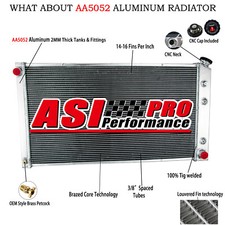 4-CORE 62MM RADIATOR FIT 1989 1990 1991 CHEVY GMC R/V 2500 3500 SUBURBAN 7.4L V8 picture