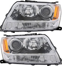 For 2009-2013 Suzuki Grand Vitara Headlight Halogen Set Pair picture