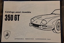 Lamborghini 350 GT Catalogo Pezzi Ricambio Parts Catalog-Reproduction picture