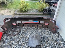 1991-93 Mitsubishi 3000gt Front Bumper Cover red comes with mounting brackets  picture