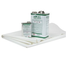 18oz Vinyl Tarp Repair Kit | 18oz White Tarp Patch with Vinyl Cement and Thinner picture