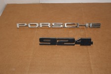 PORSCHE 924 or 924s Rear name plate/2-emblem Original   OEM. picture