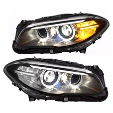 Pair Headlight For BMW F10 550i 535i 528i Xenon HID 5 series 2014 2015 2016 2017 picture
