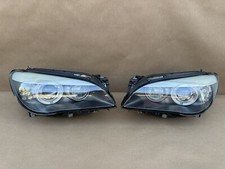 09-12 BMW 750i 740i F01 F02 7’S Headlight Adaptive AFS HID Xenon, OEM Pair L & R picture
