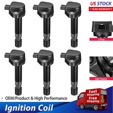 6 High Performance Ignition Coils Pack For 2008-2012 Honda Accord 3.5L V6 UF603 picture