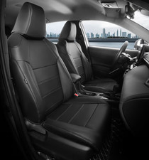 Freesoo for Toyota Corolla Seat Covers L LE 2020-2024, Black, FRONT SEATS picture