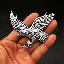 3D Chrome Metal Eagle Hawk Logo Car Trunk Rear Emblem Badge Decal Sticker picture