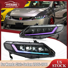 TT-ABC RGB LED Projector Headlights For Honda Civic Sedan 2006-2011 Front Lamp picture