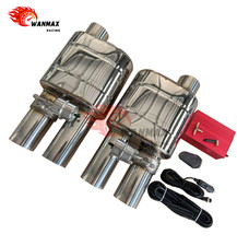 High Performance Exhaust System 2.5 and 3 Inch Stainless Steel Dual Mufflers picture