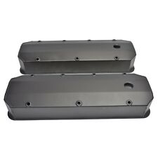 BBC Fabricated Tall Aluminum Valve Covers Big Block Chevy 396 427 454 BLACK picture