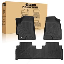 For 2001-2007 Toyota Highlander TPE Floor Mats Liner 3PCS New 3D Front & Rear picture