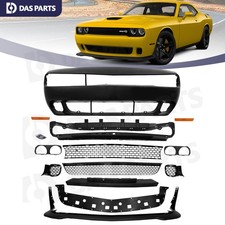 For 2008-2014 Dodge Challenger Hellcat Style SRT Front Bumper Cover Grille Lip picture