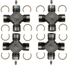 4x MOOG Greasable Driveshaft U-Joint Universal Joint Front/Rear Premium picture