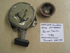 79 SEARS / ESKA 217-585831 7.5HP OUTBOARD REWIND STARTER T36 picture
