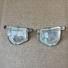 NOS 57-59 Chrysler Dodge Plymouth License Lamp Lens Covers  1753373 1753374 picture