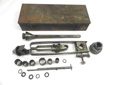 VTG USED MO-GIL-NER HUB GRAPPLE BRAKE TOOL KIT WITH STORAGE CONTAINER HAS WEAR picture