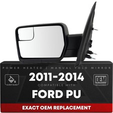 Driver Side Power Side View Mirror with Blind Spot Detection - Compatible wit... picture