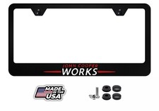 John Cooper Works License Plate Frame Cover | Mini | Street Racing USA picture