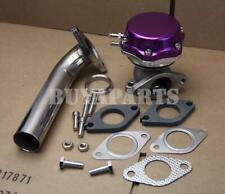 Universal Purple 35mm/38mm Turbo Manifold 14 PSI External Wastegate + Dump Pipe picture