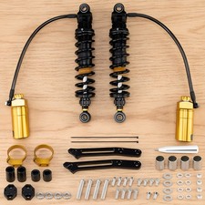 L&R Remote Reservoir Rear Suspensions Shocks For Harley Touring FLHR FLHX 14-23 picture