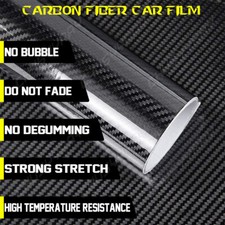 Premium 5D HIGH GLOSS Black Carbon Fiber Vinyl Wrap Roll picture