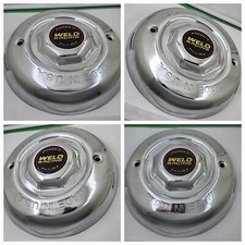 (4) WELD RACING FORGED ALLOY CENTER CAP # 9 3/4 