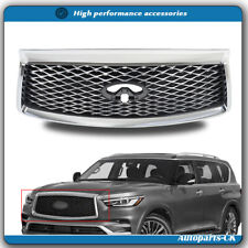 For 18 19 2021 INFINITI QX80 Front Upper Grille W/Camera Option Grill 623106GW0A picture