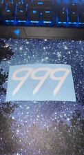 Juice Wrld 999 Car Decal (WHITE) picture