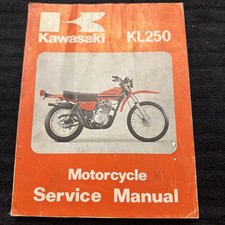 Kawasaki 99924-1002-01 Motorcycle Service Manual KL250 1977-78? picture