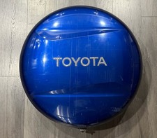 2001-2005 Toyota Rav4 Rear Spare Tire Wheel Hard Cover Blue OEM READ DESC DMG picture