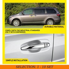 1-10X Left Door Handle Outside Front Exterior Fit Toyota Venza 2009-2012 Chrome picture