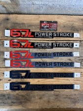 2023+ CUSTOM PAINTED OEM Ford Superduty 6.7 6.7L Powerstroke Diesel Door Emblems picture