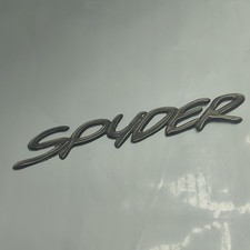 OEM 2002-2005 Genuine Mitsubishi Eclipse Spyder Silver Gel Emblem Rear Trunk picture