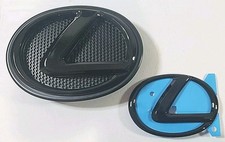 FITS LEXUS IS300 PEARL BLACK EMBLEM FF RR FRONT REAR SET 2016 2017 picture