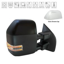 FO1321611 New Replacement Passenger Mirror Power Fits 2017-2019 Ford Superduty picture