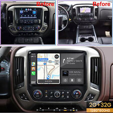Car GPS Carplay Stereo Radio For 2014-2018 Chevrolet Silverado GMC Sierra Wifi picture