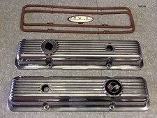 69 - 74 CAMARO Z28 & LT1 69-77 CORVETTE NEW POLISHED ALUMINUM VALVE COVERS picture