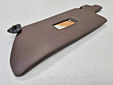 NICE USED ORIGINAL PORSCHE 944 968 924S DRIVER'S BROWN SUN VISOR W MIRROR #5 picture