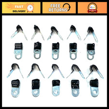Brake Line Clips for 3/16 & 1/4 Inch Tubing, Rubber Insulated, 20 Pack picture
