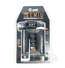 ODI Emig Edition Lock On Motocross Grips / Dirt Bike Grips, Black White, H36EPBW picture