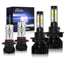 For Nissan Pathfinder 2011 2010-2005 US 9007 LED Headlights +H11 Fog Light Bulbs picture