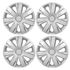 15 Inch Set of 4 Wheel Covers Full Rim Snap On Hub Caps for R15 Tire & Steel picture
