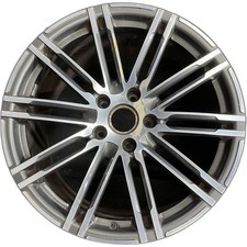 Rear Porsche Machined Grey ET56MM 911 OEM Wheel 20
