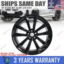 20x8'' FRONT Wheel Rim Gloss Black For BMW X3 2017-2024 X4 2018-2026 36108010268 picture