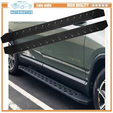 Used Side Steps Fits for Rivian R1T/R1S 2022-2024 Steel Running Board Nerf Bar picture