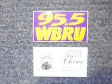 WBRU 95.5 (Providence, RI) bumper sticker 1996 VINTAGE picture