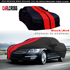 Red/Black Indoor Car Cover Stain Stretch Dustproof For ssangyong Chairman picture